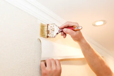 Pose de papier peint à Satillieu — revêtements muraux et toiles de verre